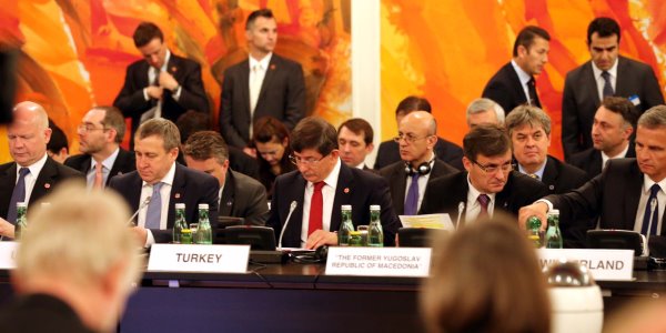 Foreign Minister Davutoğlu participates in the meeting of the Committee of Ministers of the Council of Europe