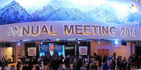 Foreign Minister Davutoğlu in Davos