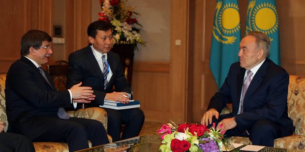 Foreign Minister Davutoğlu pays an official visit to Kazakhstan.