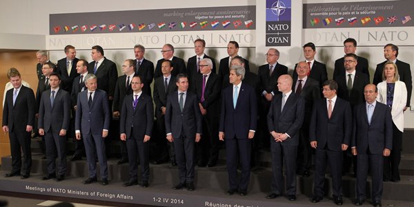 Foreign Minister Davutoğlu participates in the Meeting of NATO Foreign Ministers