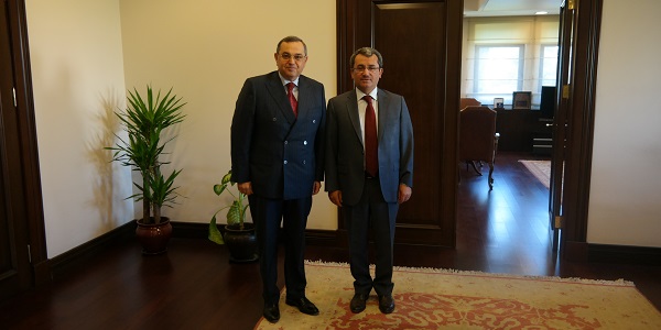 Deputy Minister of Foreign Affairs Ambassador Ahmet Yıldız received Ambassador of Azerbaijan, 6 October 2017