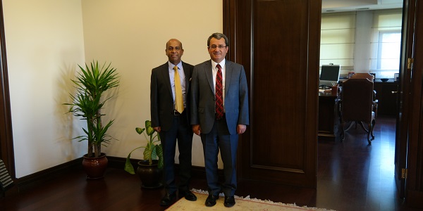 Deputy Minister of Foreign Affairs Ambassador Ahmet Yıldız received Ambassador of Sri Lanka, 12 October 2017