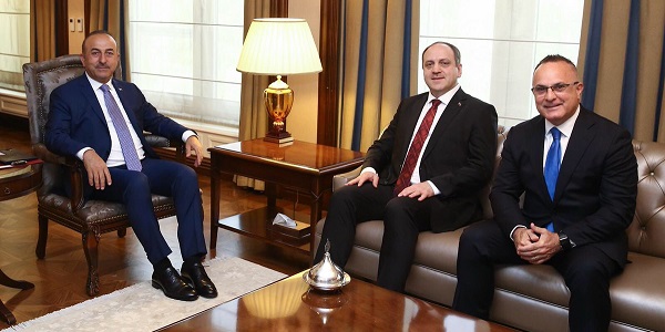 Foreign Minister Mevlüt Çavuşoğlu met with Co-Chairs of Turkish-American National Steering Committee, 9 July 2018