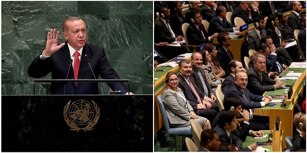 Foreign Minister Mevlüt Çavuşoğlu is visiting the US to attend the 73rd Session of the UN General Assembly, 25 September 2018