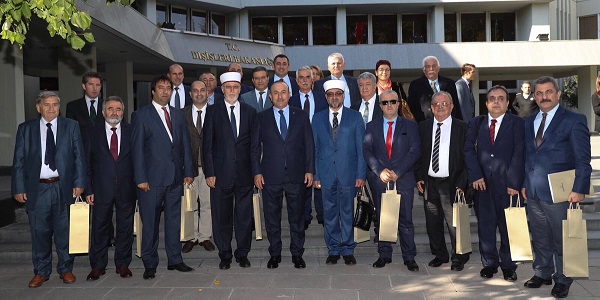 Foreign Minister Mevlüt Çavuşoğlu received Western Thrace Turkish Minority Advisory Board delegation, 12 October 2017