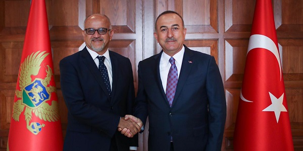 Meeting of Foreign Minister Mevlüt Çavuşoğlu with Foreign Minister of Montenegro, 10 September 2019