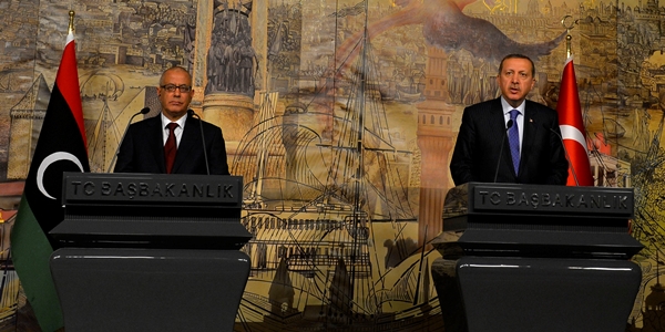 Prime Minister Zeidan of Libya in Turkey