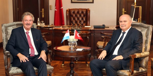 Luxembourg's Foreign and European Affairs Minister and Minister of Immigration and Asylum Jean Asselborn is in Ankara