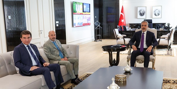 Sayın Bakanımızın, Ordu Yardımlaşma Kurumu (OYAK) Başkanı Zekai Aksakallı ve Genel Müdür Murat Yalçıntaş’ı Kabulü, 16 Eylül 2025, Ankara