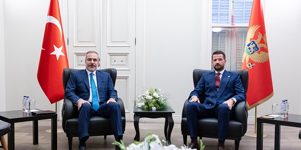 استقبال وزير الخارجية السيد هاكان فيدان من قبل رئيس الجبل الأسود السيد ياكوف ميلاتوفيتش، 10 سبتمبر/ أيلول 2025، اسطنبول