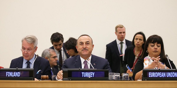 Visit of Foreign Minister Mevlüt Çavuşoğlu to the U.S. to attend meetings of the 74th session of the United Nations General Assembly, 26 September 2019