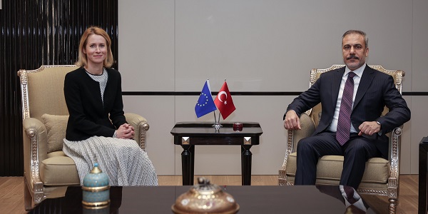 Minister of Foreign Affairs Hakan Fidan met with Kaja Kallas, EU High Representative for Foreign Affairs and Security Policy and Vice President of the European Commission, 24 January 2025, Ankara