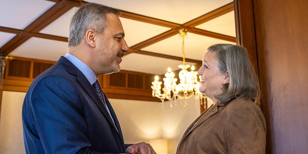 Minister of Foreign Affairs Hakan Fidan received Victoria Nuland, Acting Deputy Secretary of State and Undersecretary of State for Political Affairs of the United States, 28 January 2024, Ankara