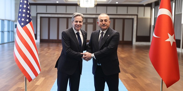 Meeting of Foreign Minister Mevlüt Çavuşoğlu with U.S. Secretary of State Antony Blinken, 19-20 February 2023, Eartquake Area and Ankara