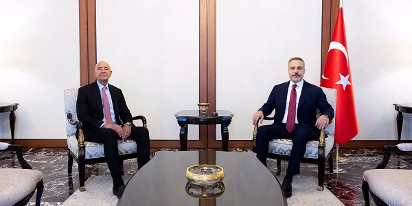Minister of Foreign Affairs Hakan Fidan received Tom Barrack, U.S. Ambassador to Türkiye and Special Envoy for Syria, 29 January 2026, Ankara