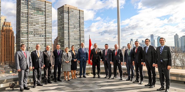 Visit of Foreign Minister Mevlüt Çavuşoğlu to the US / Contacts in New York, 20 January 2023