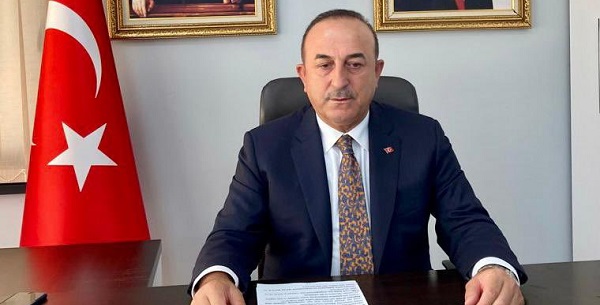 Participation du ministre des Affaires étrangères Mevlüt Çavuşoğlu à la réunion en ligne des ministres des Affaires étrangères du G7 sur l'Afghanistan, le 30 août 2021