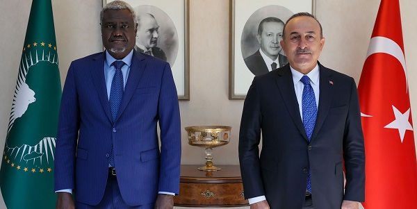 Sayın Bakanımızın Afrika Birliği Komisyonu Başkanı Moussa Faki Mahamat’la görüşmesi, 30 Eylül 2021