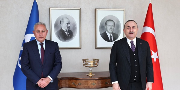 Sayın Bakanımızın Akdeniz İçin Birlik Genel Sekreteri Nasser Kamel ile görüşmesi, 24 Ocak 2022