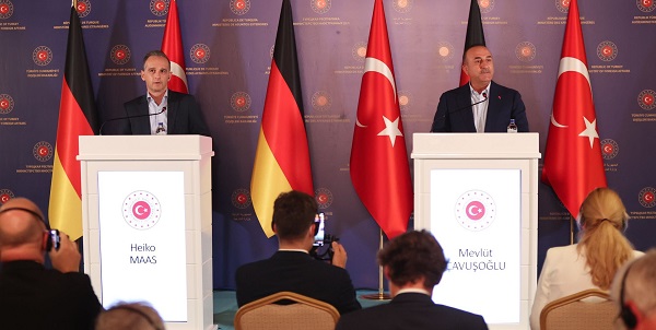 Réunion du ministre des Affaires étrangères Mevlüt Çavuşoğlu avec le ministre des Affaires étrangères de l’Allemagne Heiko Maas, 29 août 2021