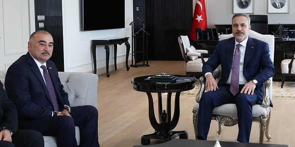 Minister of Foreign Affairs Hakan Fidan received Rashad Mammadov, Ambassador of the Republic of Azerbaijan, 23 June 2026, Ankara