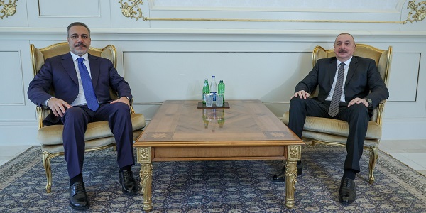 Besuch von Außenminister Hakan Fidan in Aserbaidschan, 18. Januar 2025, Baku