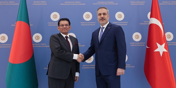 Minister of Foreign Affairs Hakan Fidan met with Khalilur Rahman, Minister of Foreign Affairs of Bangladesh, 14 March 2026, Ankara