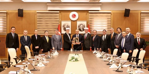 Meeting of Foreign Minister Mevlüt Çavuşoğlu with Members of the Advisory Board of Turkish Minority in Western Thrace, 8 December 2022