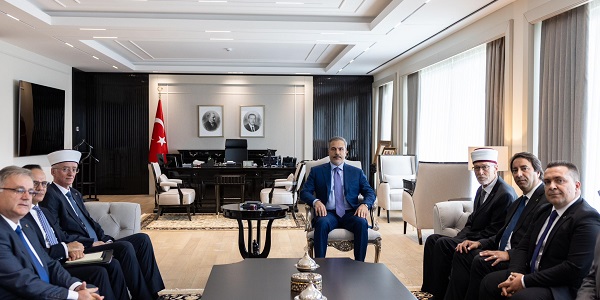Minister of Foreign Affairs Hakan Fidan received the members of the Consultative Committee of Turkish Minority of Western Thrace, 7 October 2024, Ankara