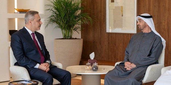 Visit of Hakan Fidan, Minister of Foreign Affairs of the Republic of Türkiye, to the United Arab Emirates, 20 March 2026, Abu Dhabi