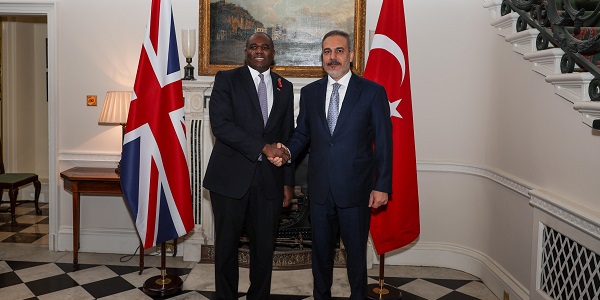 Minister of Foreign Affairs Hakan Fidan met with David Lammy, Secretary of State for Foreign, Commonwealth and Development Affairs of the United Kingdom, 30 October 2024, London