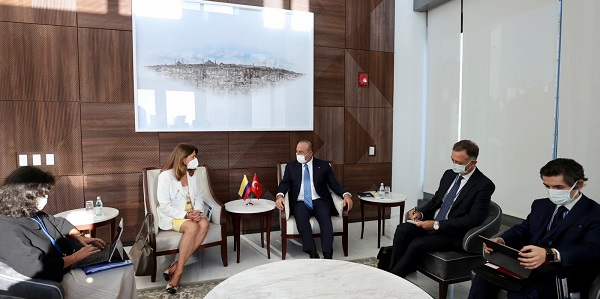 Visite du ministre des Affaires étrangères Mevlüt Çavuşoğlu aux États-Unis pour participer à la 76e session de l'Assemblée générale des Nations Unies, du 16 au 23 septembre 2021