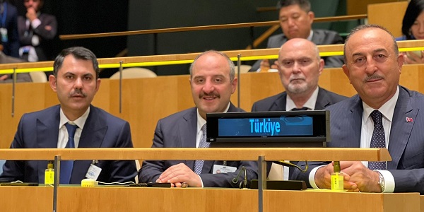 Besuch von Außenminister Mevlüt Çavuşoğlu in den USA zur Teilnahme an der 77. Generalversammlung der Vereinten Nationen vom 19. bis 24. September 2022