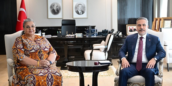 Minister of Foreign Affairs Hakan Fidan received Hanna Tetteh, Special Representative of the UN Secretary General for Libya and Head of the UN Support Mission in Libya, 6 October 2026, Ankara