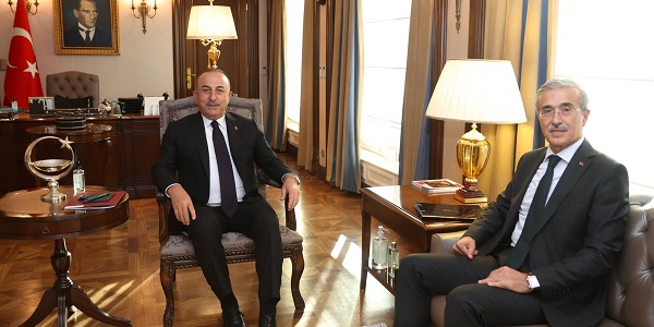 لقاء وزير الخارجية مولود تشاووش أوغلو مع رئيس الصناعات الدفاعية، إسماعيل دمير، 9 نوفمبر/ تشرين الثاني 2021