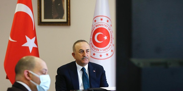 Participation of Foreign Minister Mevlüt Çavuşoğlu in the Meeting of the Council of Ministers of Foreign Affairs of Developing Eight Countries, 7 April 2021