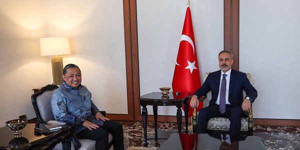 Minister of Foreign Affairs Hakan Fidan received Muhammad Anis Matta, Vice Minister of Foreign Affairs of the Republic of Indonesia, 7 August 2025, Ankara