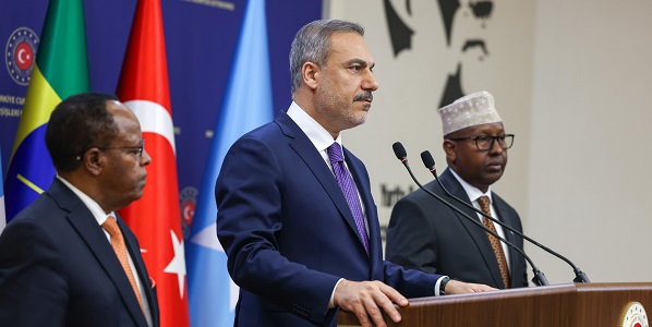 Sayın Bakanımızın Etiyopya Dışişleri Bakanı Taye Atske Selassie ile Somali  Dışişleri ve Uluslararası İşbirliği Bakanı Ahmed Muallim Fiqi'yi  Ağırlaması, 1 Temmuz 2024, Ankara / T.C. Dışişleri Bakanlığı
