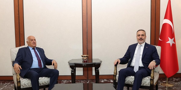 Minister of Foreign Affairs Hakan Fidan received Jibril Rajoub, Secretary General of Fatah, 24 May 2026, Ankara