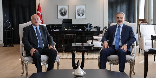 Sayın Bakanımızın Fetih Genel Sekreteri Cibril Rajub'u Kabulü, 27 Şubat 2025, Ankara