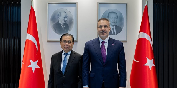 Minister of Foreign Affairs Hakan Fidan received Al Haj Murad Ebrahim, Chairman of the Moro Islamic Liberation Front, 2 July 2026, Ankara