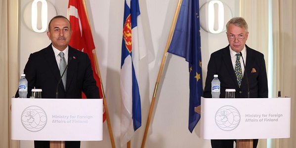 Visit of Foreign Minister Mevlüt Çavuşoğlu to Finland, 8 July 2021