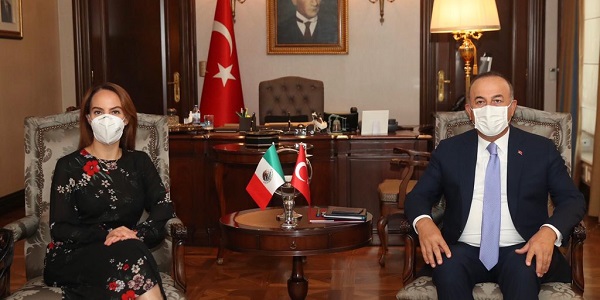 Meeting of Foreign Minister Mevlüt Çavuşoğlu with Gabriela Cuevas Barron, President of the Inter-Parliamentary Union, 31 August 2020