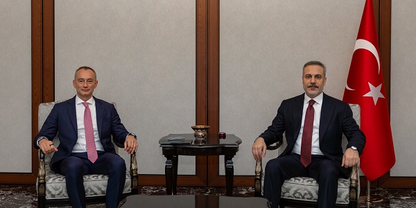 Minister of Foreign Affairs Hakan Fidan received Nickolay Mladenov, High Representative for Gaza,  9 February 2026, Ankara