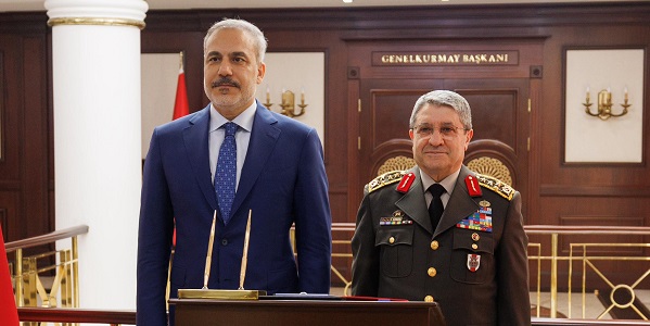 Minister of Foreign Affairs Hakan Fidan met with Selçuk Bayraktaroğlu, The Chief of Turkish General Staff, 5 September 2025, Ankara