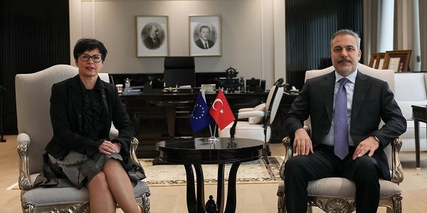 لقاء وزير الخارجية السيد هاكان فيدان مع مفوضة التوسع في المفوضية الأوروبية السيدة مارتا كوس، 6 فبراير/ شباط 2026، أنقرة