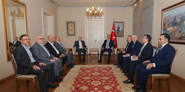 Minister of Foreign Affairs  Hakan Fidan met with the Hamas delegation, 1 August 2025, İstanbul