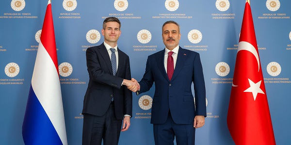 Minister of Foreign Affairs Hakan Fidan met with Tom Berendsen, Minister of Foreign Affairs of the Kingdom of the Netherlands, 9 April 2026, Ankara