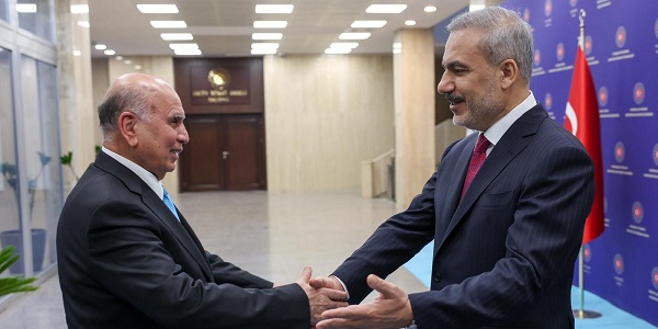 Sayın Bakanımızın Irak Başbakan Yardımcısı ve Dışişleri Bakanı Fuad Hüseyin ve Irak Su Kaynakları Bakanı Avn Diyab Abdullah ile Görüşmesi, 10 Ekim 2025, Ankara