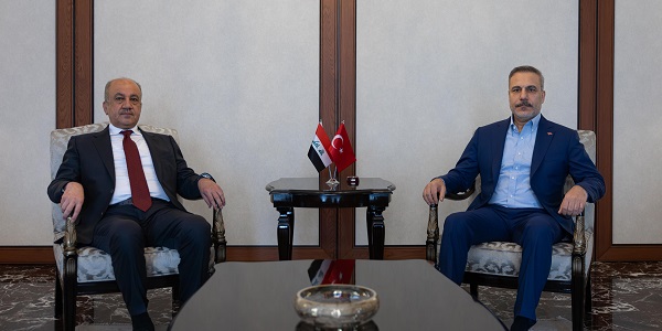 Minister of Foreign Affairs Hakan Fidan met with Thabet Muhammad Saeed Riza Al-Abbas, Minister of Defence of Iraq, 15 February 2026, Ankara